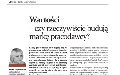 Wartości – czy rzeczywiście budują markę pracodawcy?